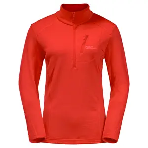 Fleece voor dames met halve rits Jack Wolfskin Kolbenberg (GT) image-0