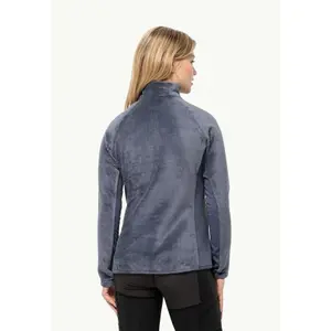 Women's zipped fleece Jack Wolfskin Rotwand image-2