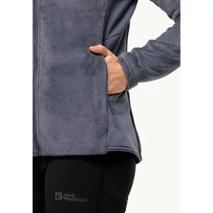 Women's zipped fleece Jack Wolfskin Rotwand image-3