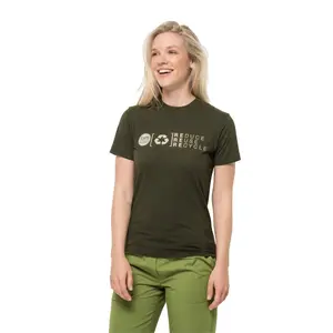 T-Shirt Frau Jack Wolfskin nature relief image-1