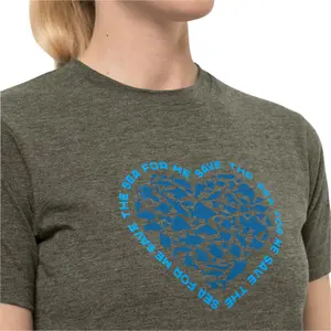 T-Shirt Frau Jack Wolfskin sea ground image-3