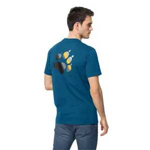 T-Shirt Jack Wolfskin rainbow paw image-2
