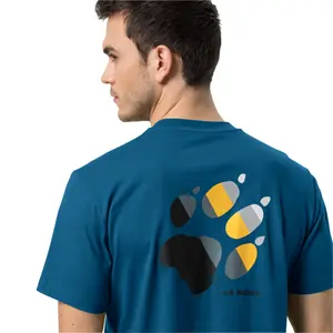 T-Shirt Jack Wolfskin rainbow paw image-3