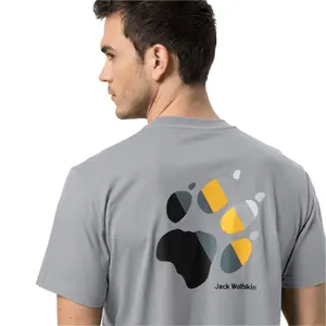 T-Shirt Jack Wolfskin rainbow paw image-3