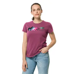 T-Shirt Frau Jack Wolfskin rainbow wolf image-1