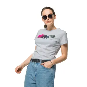 Women's T-shirt Jack Wolfskin rainbow wolf image-1
