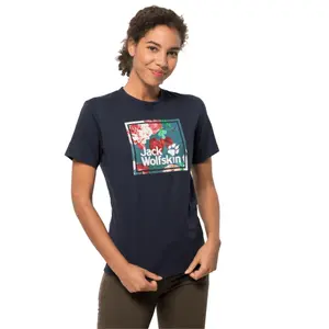 T-shirt à logo fleur femme Jack Wolfskin image-1