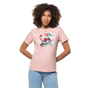 T-shirt à logo fleur femme Jack Wolfskin image-1