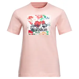 T-shirt à logo fleur femme Jack Wolfskin image-0