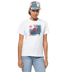 T-shirt femme Jack Wolfskin Flower Logo image-1