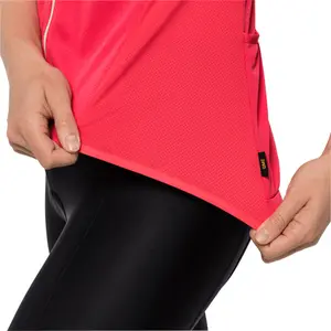 Women's full zip cycling jersey Jack Wolfskin Tourer image-5