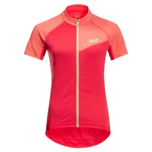 Women's full zip cycling jersey Jack Wolfskin Tourer image-0