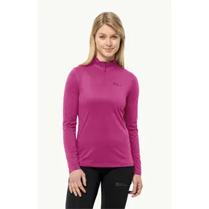 Camiseta térmica de mujer con 1/2 cremallera Jack Wolfskin Thermal image-1
