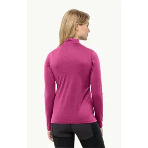 Camiseta térmica de mujer con 1/2 cremallera Jack Wolfskin Thermal image-2