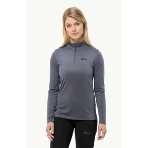 Camiseta térmica de mujer con 1/2 cremallera Jack Wolfskin Thermal image-1