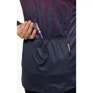 Camisola com fecho de correr para mulheres Jack Wolfskin Morobbia image-2