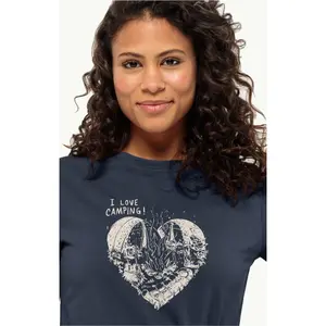 T-shirt de mulher Jack Wolfskin Camping Love T image-3