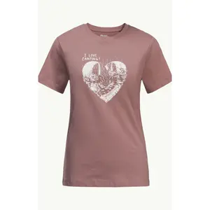 T-shirt de mulher Jack Wolfskin Camping Love T image-0