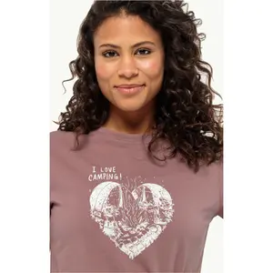 T-shirt de mulher Jack Wolfskin Camping Love T image-1