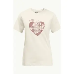 T-shirt de mulher Jack Wolfskin Camping Love T image-0