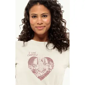 T-shirt de mulher Jack Wolfskin Camping Love T image-3