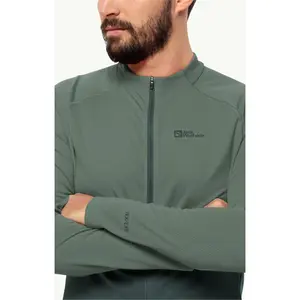 Langærmet jersey med lynlås Jack Wolfskin Morobbia image-3