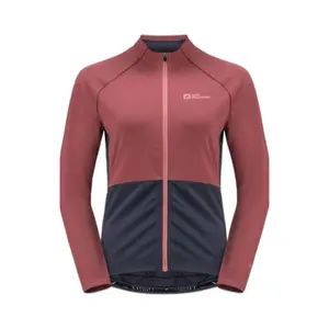 Camisola de manga comprida com fecho de correr para mulher Jack Wolfskin Morobbia image-0