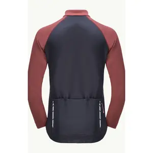 Camisola de manga comprida com fecho de correr para mulher Jack Wolfskin Morobbia image-1