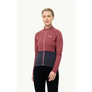 Camisola de manga comprida com fecho de correr para mulher Jack Wolfskin Morobbia image-2