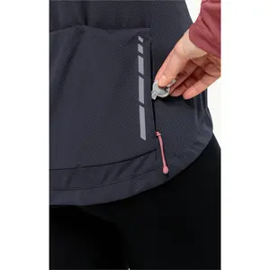 Camisola de manga comprida com fecho de correr para mulher Jack Wolfskin Morobbia image-4