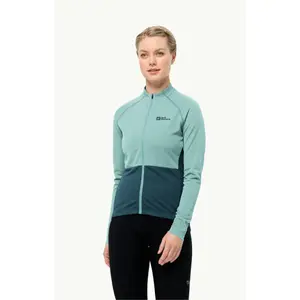 Langærmet trøje med lynlås til kvinder Jack Wolfskin Morobbia image-1