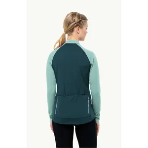 Langærmet trøje med lynlås til kvinder Jack Wolfskin Morobbia image-2