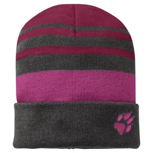 Bonnet tricoté enfant Jack Wolfskin Stripy image-0