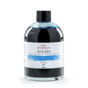 Salpicaduras de acuarela con tinta artística Jacques Herbin image-0