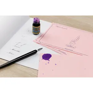 Set van 10 bedrukte blotters Jacques Herbin image-1