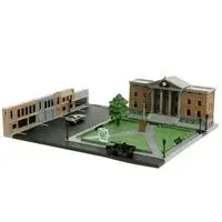 Collectible figurine Jada Toys Back To The Future Hill Valley Courthouse Square diorama replica image-1