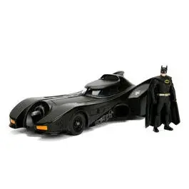 Figurita de Batman con coche de metal Jada Toys DC Comics Batmobile image-2