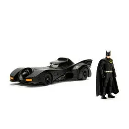 Figurita de Batman con coche de metal Jada Toys DC Comics Batmobile image-3