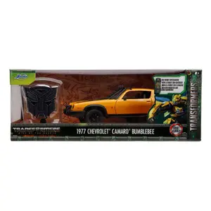 1977 vehicle replica collectible figurine Jada Toys Transformers Chevy Camaro T7 Bumblebee image-6