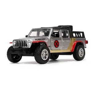 Confezione da 6 giochi di auto con figurina Jada Toys Marvel 1/32 X-Men Jeep Gladiator métal image-1