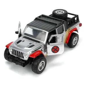 Confezione da 6 giochi di auto con figurina Jada Toys Marvel 1/32 X-Men Jeep Gladiator métal image-4