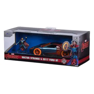 Conjunto de 6 jogos de carros com estatueta Jada Toys Marvel 1/32 Doctor Strange Ford GT