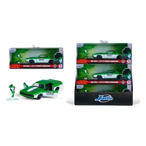 Car games Jada Toys She-Hulk Véhicule 1/32 1973 Plymouth Barracuda image-3