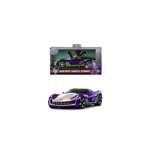 Los von 6 Fahrzeugen Jada Toys DC Comics Joker 2009 Chevy Corvette Stingray