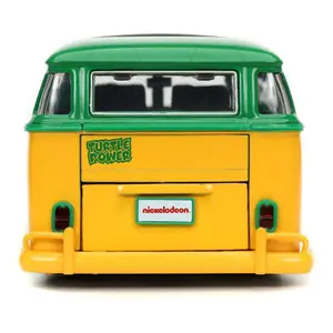 Samlerreplika af Ninja Turtles-køretøj fra 1962 Jada Toys VW Bus Leonardo image-3