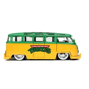 Samlerreplika af Ninja Turtles-køretøj fra 1962 Jada Toys VW Bus Leonardo image-5