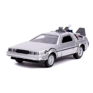Figurine 1/32 Jada Toys Delorean Time Machine Métal Hollywood Rides image-0
