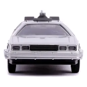 Figurine 1/32 Jada Toys Delorean Time Machine Métal Hollywood Rides image-1