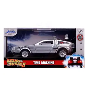 Figurine 1/32 Jada Toys Delorean Time Machine Métal Hollywood Rides image-2