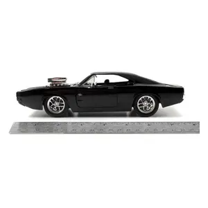 Figurine Jada Toys The Fast And Furious Hollywood Rides 1/24 1970 Dodge Charger Avec Dom Toretto image-5